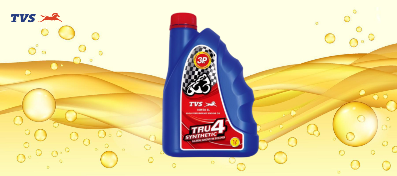 TVS Tru4 Synthetic Oil - The Expert?s Choice