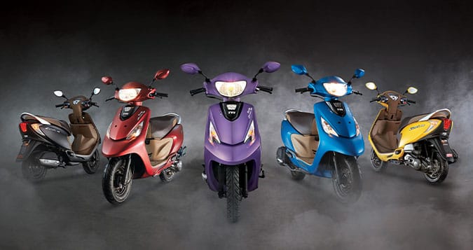 Tvs scooty moped sale