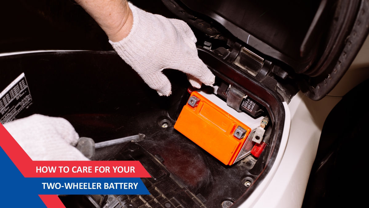 Two deals wheeler battery