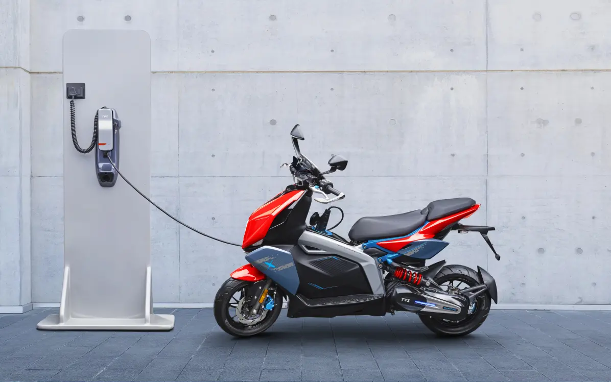 Tvs new store charging bike