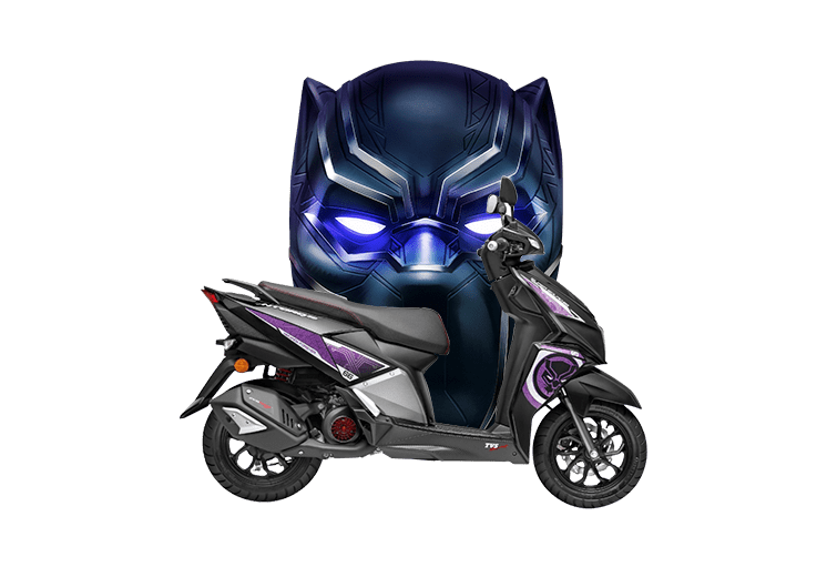 TVS NTORQ 125 Super Squad Edition – Captain America, Thor, and Spiderman  Scooters