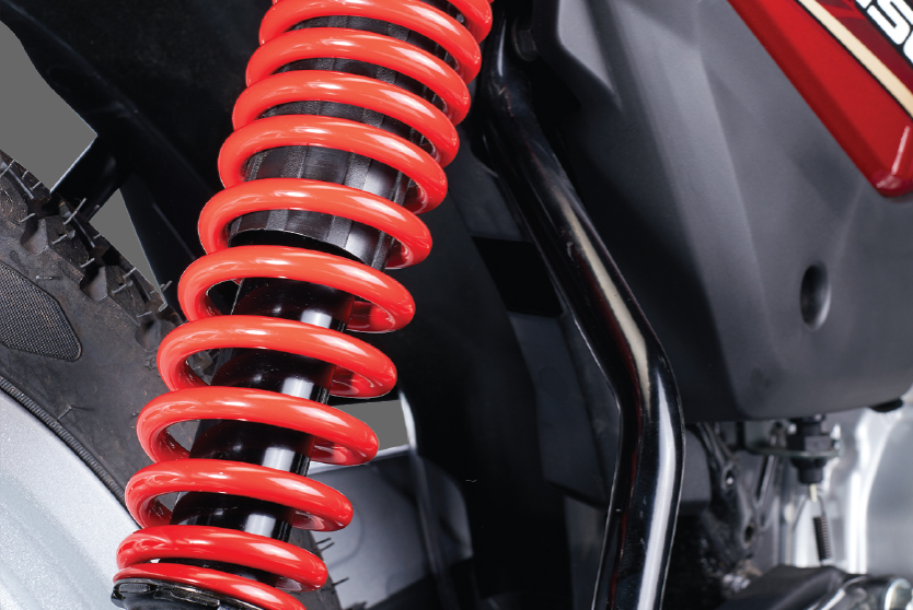 Tvs phoenix discount shock absorber length