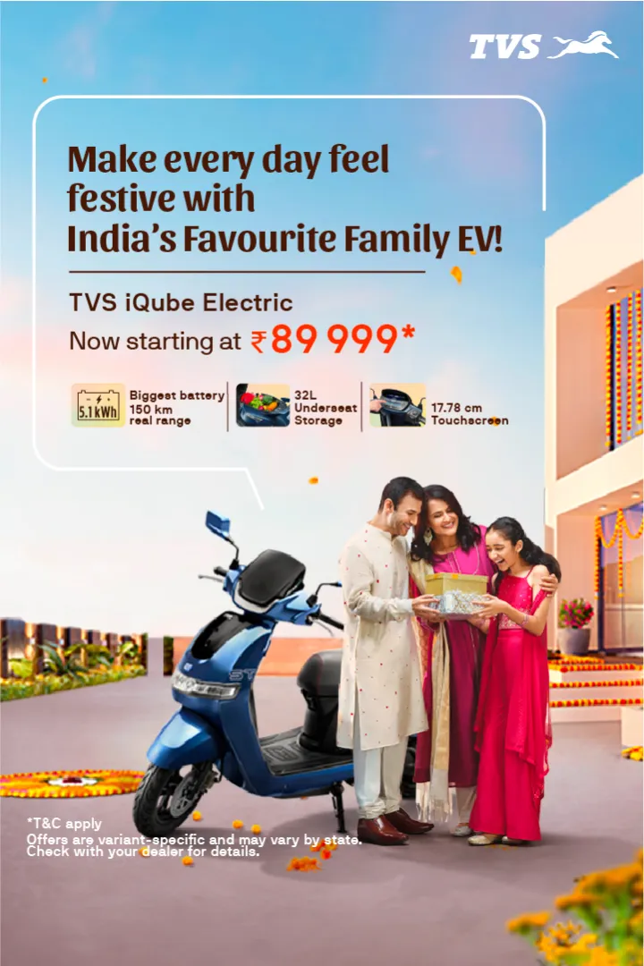 New TVS iQube Electric Scooter Availability