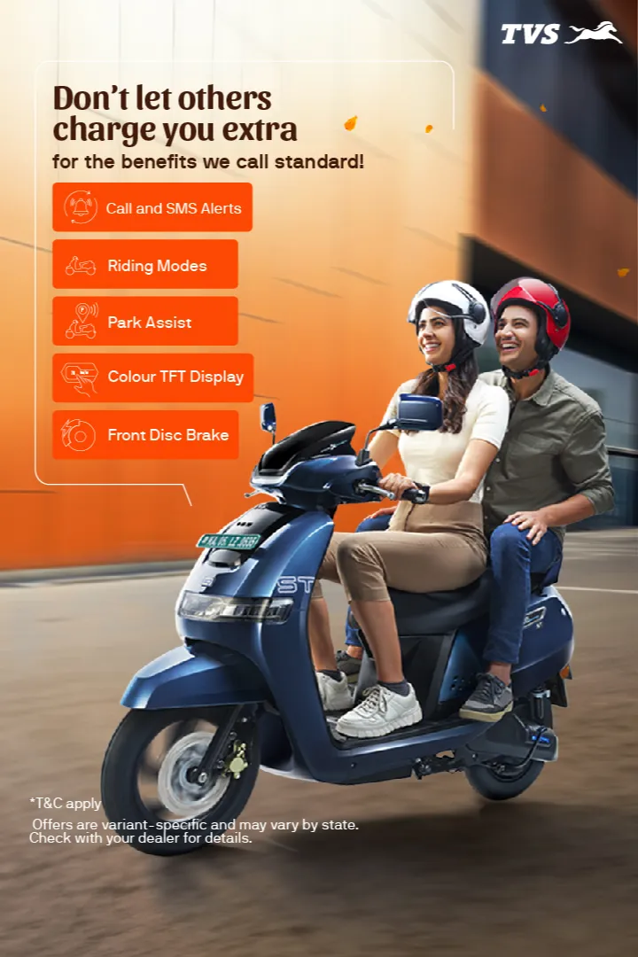 New TVS iQube Electric Scooter Availability