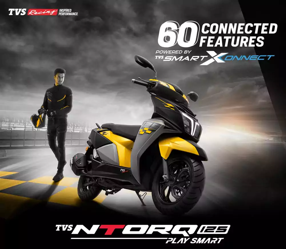 TVS NTORQ 125 BS6 Scooter – Great Mileage with Smart Features