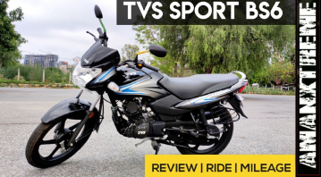 tvs sport bike on road price