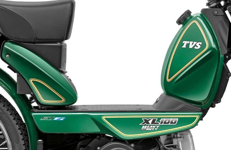 Tvs Xl100 Heavy Duty Excellent Power Green Moped Bike at 33533.00 INR in  Sirsa